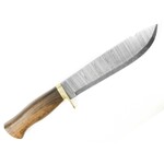 Njord Thor Damast Machete – Handgeschmiedet mit Palisandergriff
