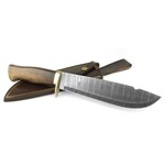 Njord Thor Damast Machete – Handgeschmiedet mit Palisandergriff
