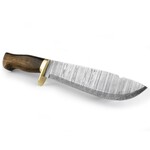 Njord Thor Damast Machete – Handgeschmiedet mit Palisandergriff