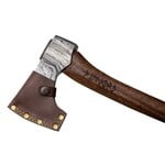 Njord Ingvar Damascus Axe – Hand-Forged for Bushcraft & Camping