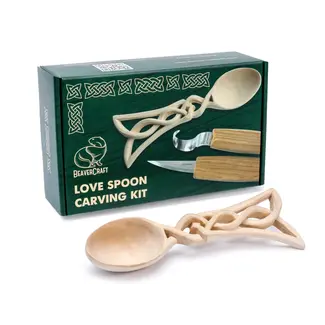 Beavercraft BeaverCraft DIY04 Celtic Spoon Carving Kit – Einsteiger-Set