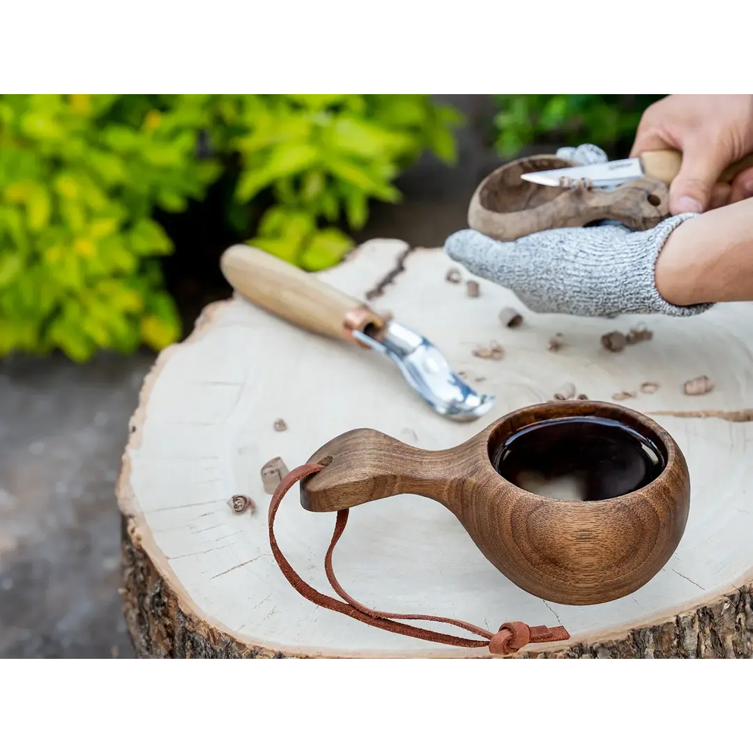 BeaverCraft DIY07 Walnuss Kuksa Carving Kit – Einsteiger-Set