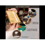 BeaverCraft BB2 Spoon Carving Blanks – Linden, Cherry, Mulberry, Walnut