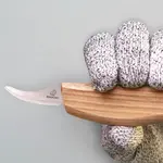 Beavercraft C18 Houtsnijmes met Essenhouten Handgreep