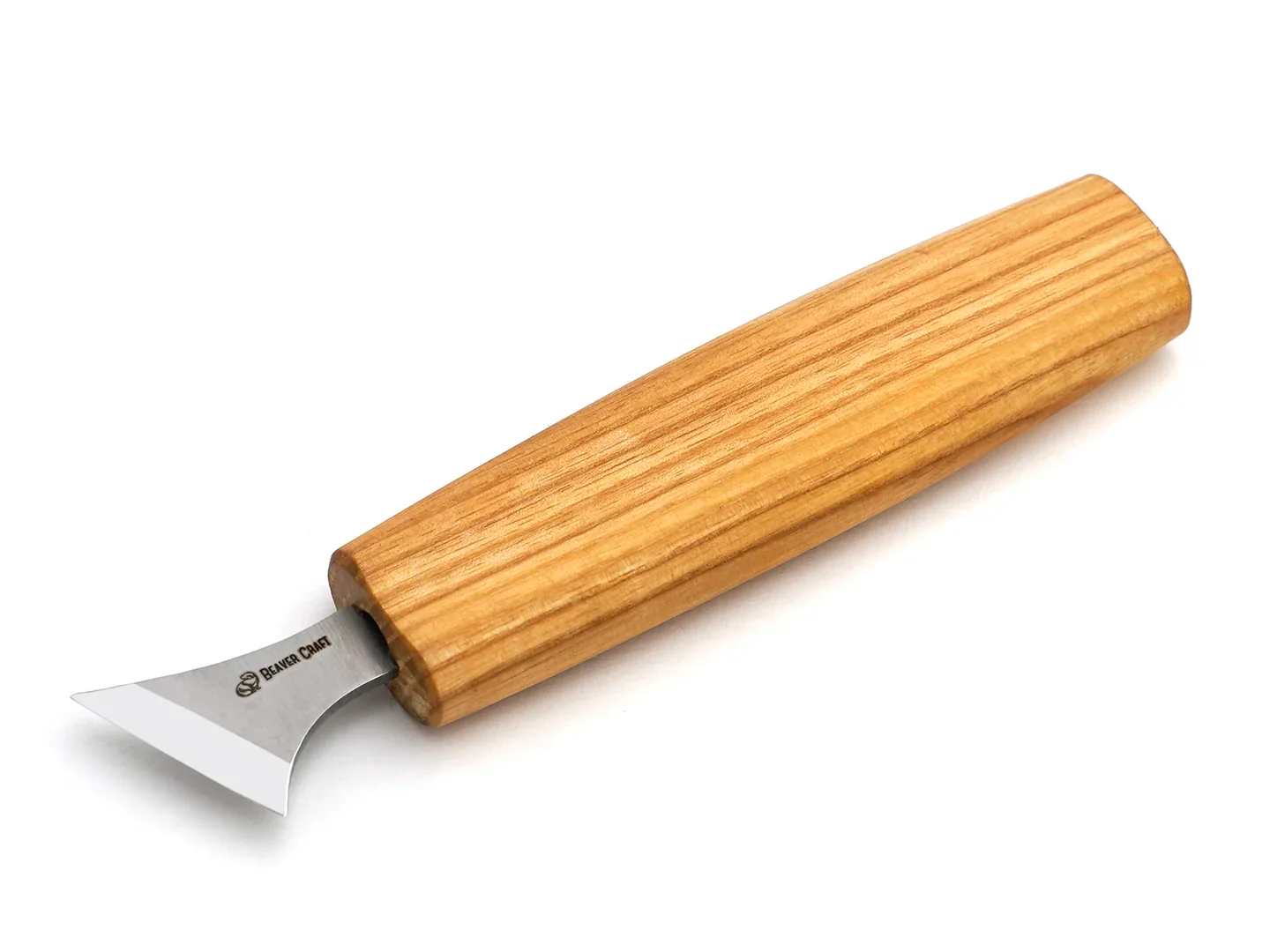 Beavercraft Beavercraft C10s Chip Carving Knife met Essenhouten Greep
