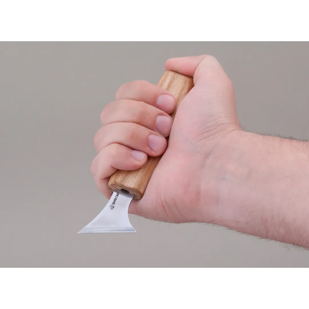 Beavercraft C10 Chip Carving Knife with Ash Wood Handle