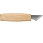 BeaverCraft C11 Geometrisch Houtsnijmes met Essenhouten Greep