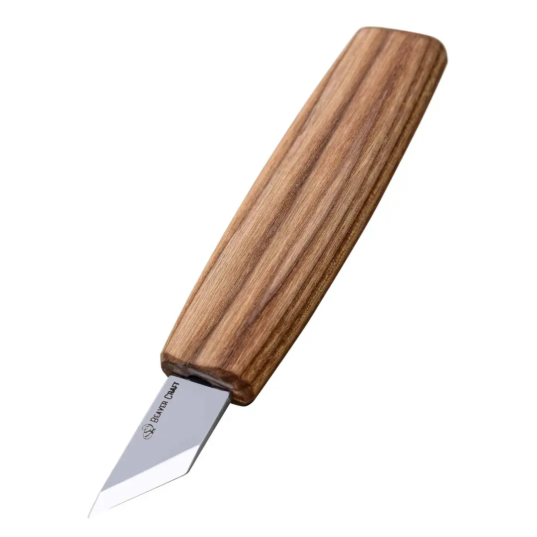 BeaverCraft C9 Marking Knife with Ash Wood Handle