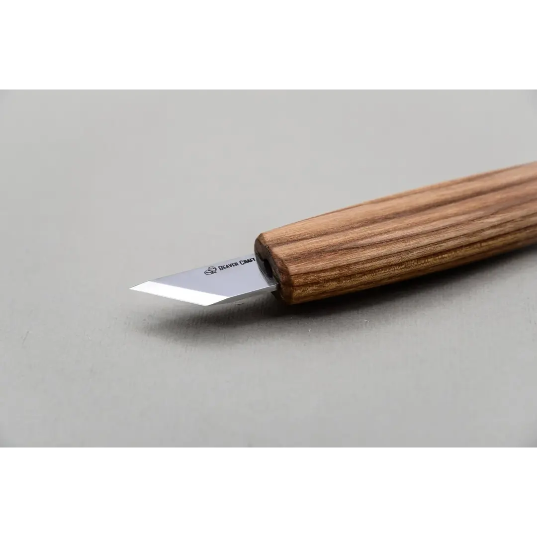 BeaverCraft C9 Marking Knife with Ash Wood Handle