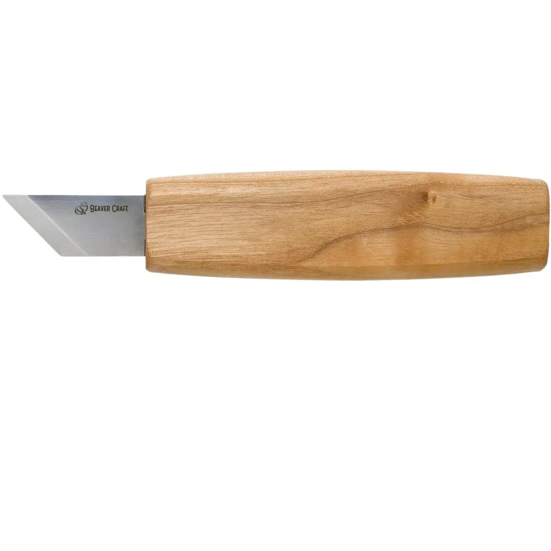 BeaverCraft C9 Marking Knife with Ash Wood Handle