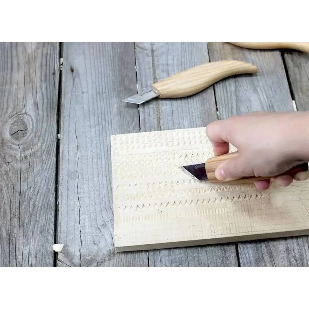 BeaverCraft C9 Marking Knife with Ash Wood Handle