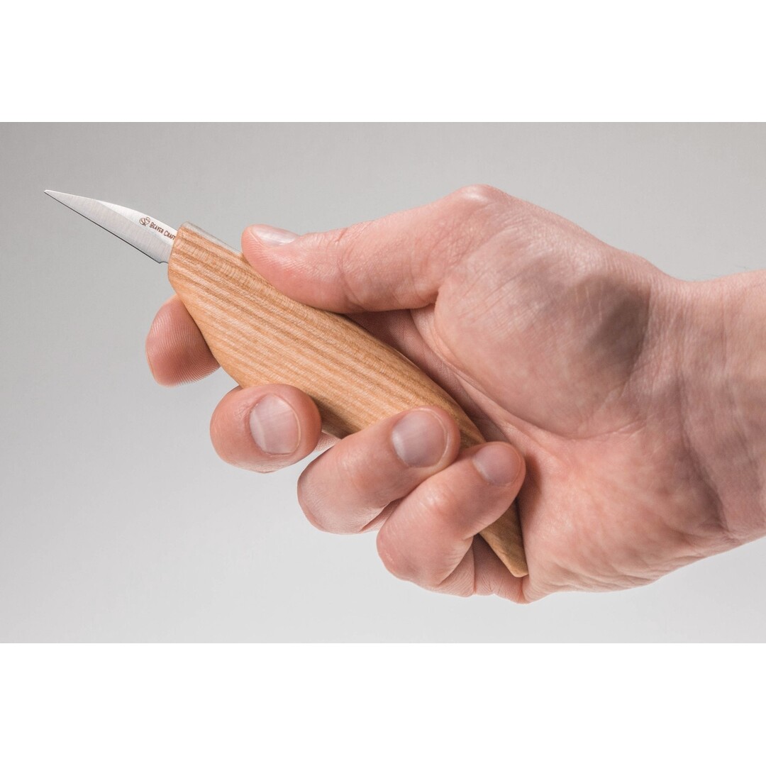 BeaverCraft C15 Detail Carving Knife with Ash Wood Handle