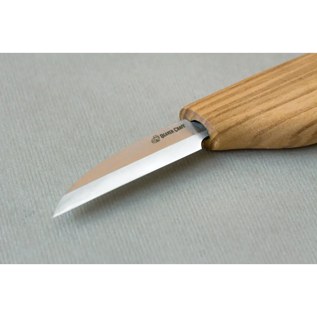 BeaverCraft C16 Big Roughing Knife with Ash Wood Handle