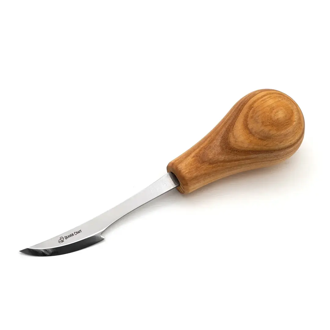 BeaverCraft C17P Detail Pro Carving Knife with Ash Wood Handle