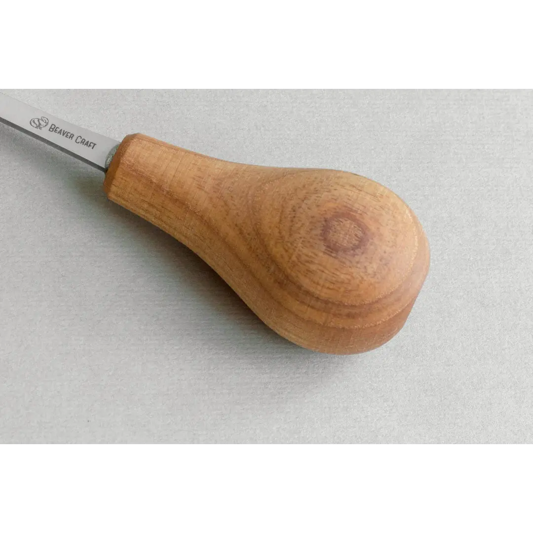 BeaverCraft C17P Detail Pro Carving Knife with Ash Wood Handle