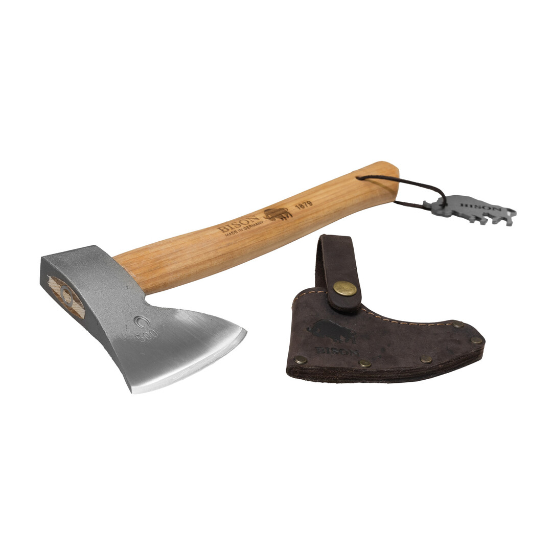 Bison 1879 Carving Axe 33 cm with Hickory Handle
