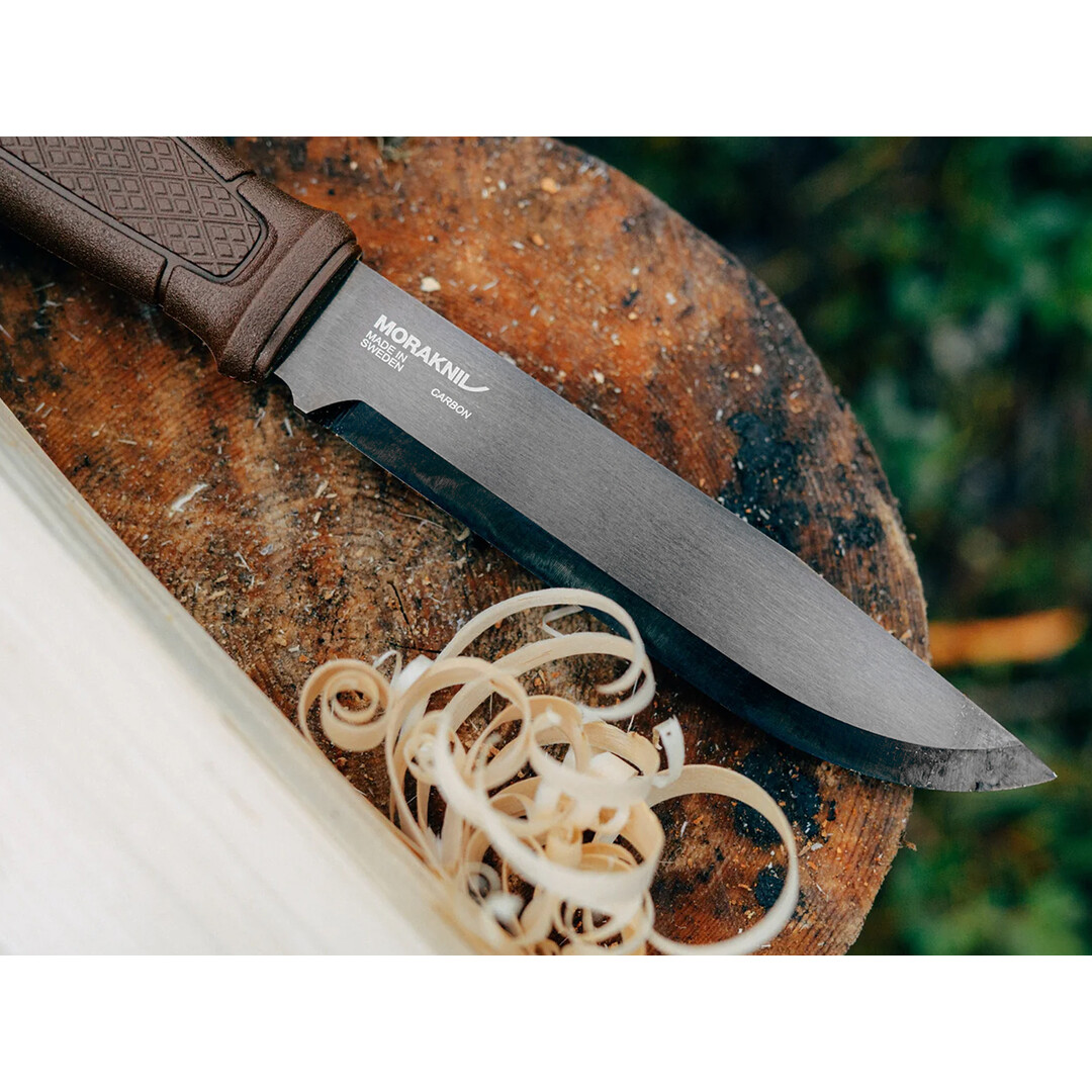 Mora Garberg Grand BlackBlade Carbon met Leren Schede