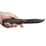 Mora Garberg Grand BlackBlade Carbon met Leren Schede