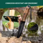 BeaverCraft BSH4 F Dusk Bushcraft Knife with Firesteel