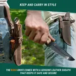 BeaverCraft BSH4 F Dusk Bushcraft Knife with Firesteel