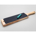 BeaverCraft LS1P1 Dubbelzijdige leren peddelstrop & polijstpasta