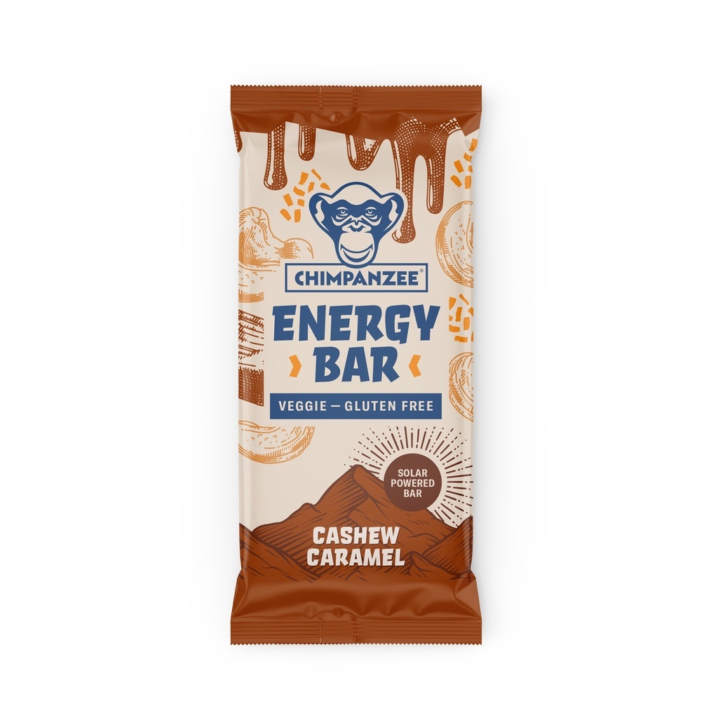 Chimpanzee Chimpanzee Energy Bar Cashew Caramel - Vegan Energiereep 55 g