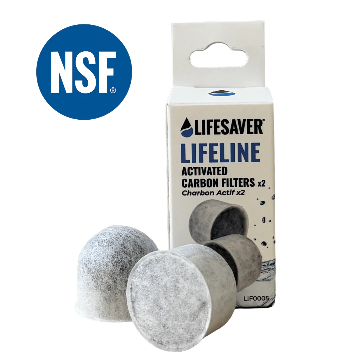 Lifesaver Lifesaver Lifeline Actieve Koolfilters - Smaakfilter 2 stuks
