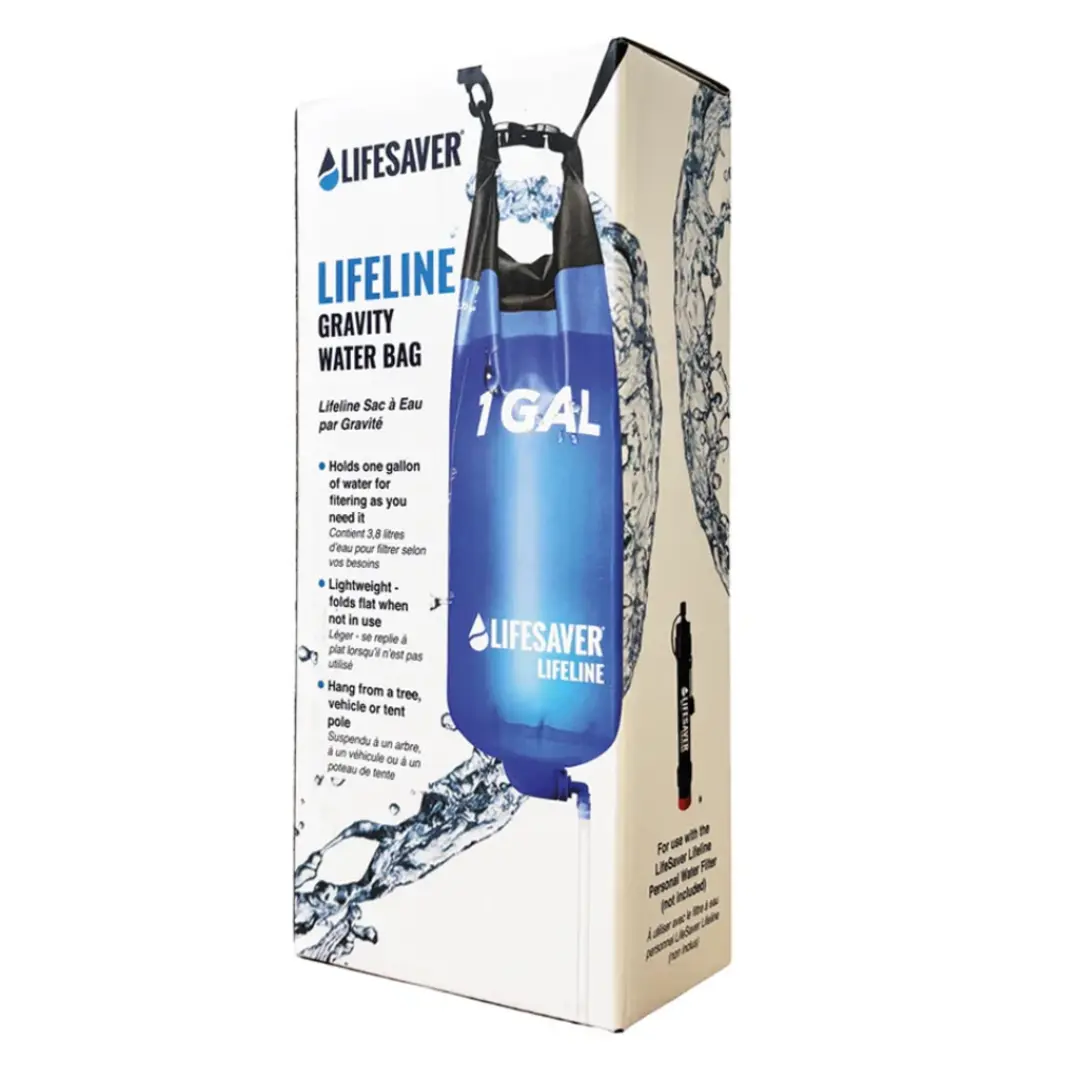 Lifesaver Lifeline Gravity Bag – Wassersack 3,8 Liter Schwerkraft