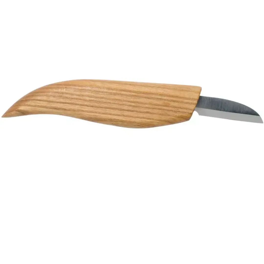BeaverCraft C2 Wood Carving Knife Straight 40 mm – Ash Handle