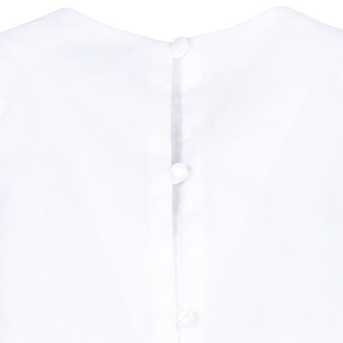Hucklebones London Bow Shell Top Ivory Metallic Blossom Jacquard (Shirt)-5