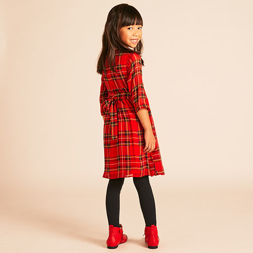 Wild & Gorgeous Ann Tartan Dress (Jurk)-3