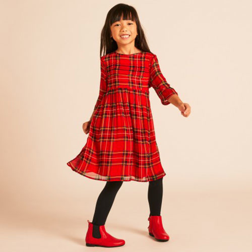Wild & Gorgeous Ann Tartan Dress (Jurk)-2