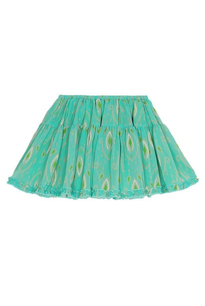 Wild & Gorgeous Ikat Pop Skirt Aqua (Rok)