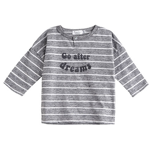 Tocoto Vintage Go After Dreams Longsleeve Grey (Shirt)-1