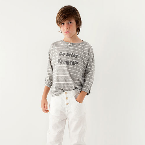 Tocoto Vintage Go After Dreams Longsleeve Grey (Shirt)-2