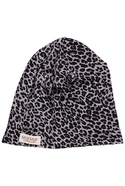 MarMar Copenhagen Leo Beanie Leopard Hat Grey Leo Panterprint (Muts)