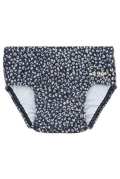 Soft Gallery Miki Swim Pants Blue AOP Leospot (Zwembroek)