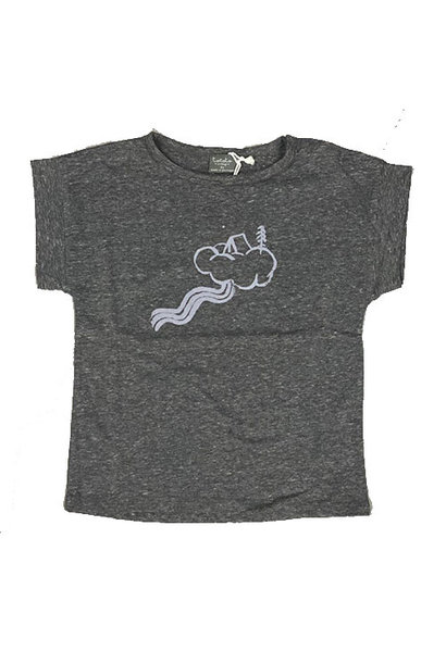 Tocoto Vintage Camping in the Clouds Tee Navy (T-shirt)
