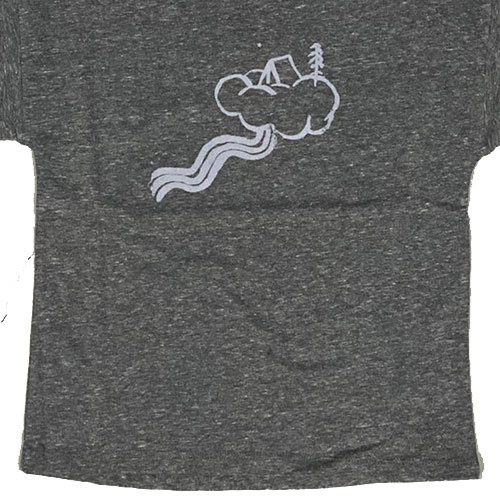 Tocoto Vintage Camping in the Clouds Tee Navy (T-shirt)-3