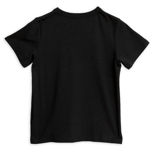 Mini Rodini Basic short sleeve tee Black (shirt)-4