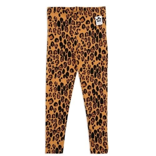 Mini Rodini Basic leopard leggings Beige | broek-1