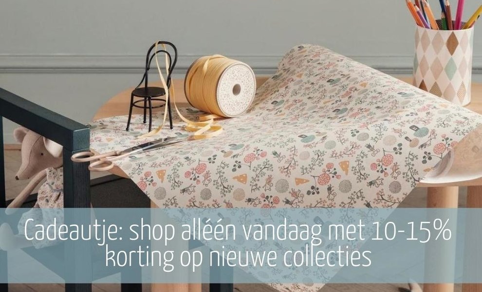 10-15% extra korting als cadeautje!