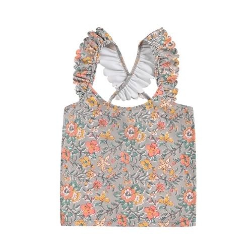 LOUISE MISHA Yoga Tamarias Top Water Flowers LOUISE MISHA Yoga Tamarias Top Water Flowers