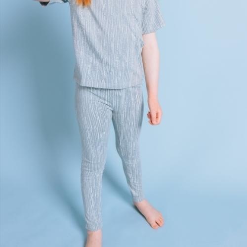 Soft Gallery Issa Milkysea leggings Silver Blue (broek)-2