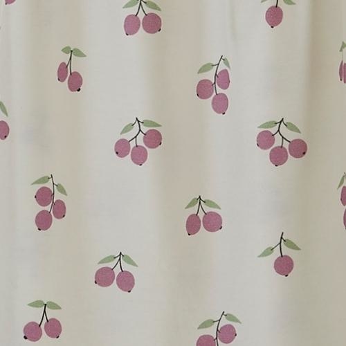 Emile et Ida Jupe Skirt Ecru Cassis Jersey Imprime (rok)-6