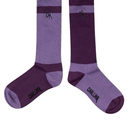 CarlijnQ Knee socks - contra purple (kniesokken)-6