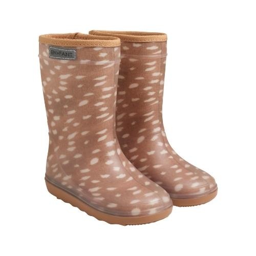 Subtropisch taxi de sneeuw En Fant Rain Boots Print Leather Brown (regenlaarzen) // Labels for Little  Ones - Labels for Little Ones