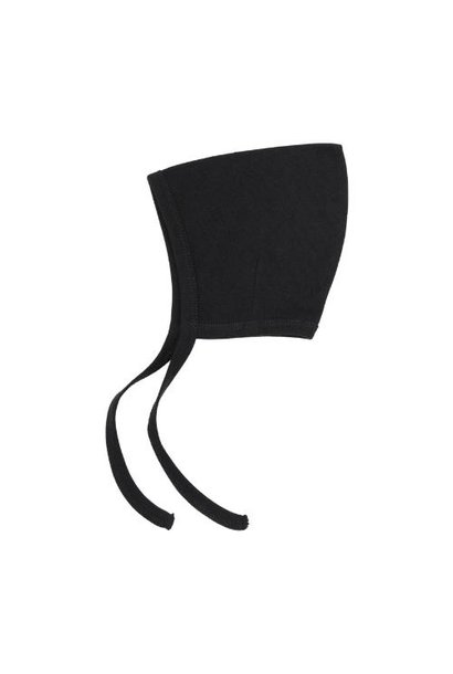 Phil&Phae Pointed bonnet pointelle Charcoal (muts)