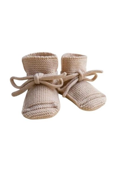 Hvid original booties oat | slofjes