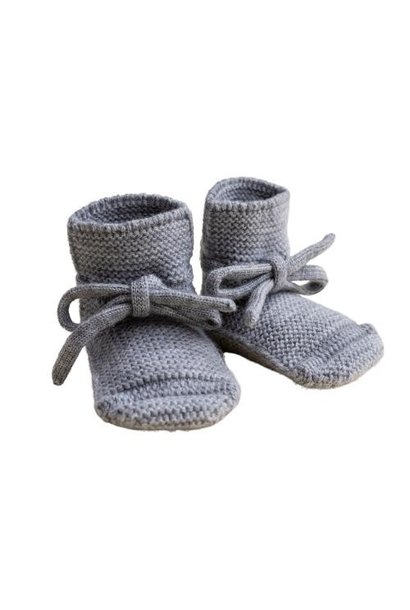 Hvid original booties grey melange | slofjes